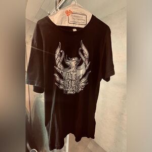 Vintage Shirt - XL - Cotton Short Sleeve - Y2k - Loungewear - Black Grey